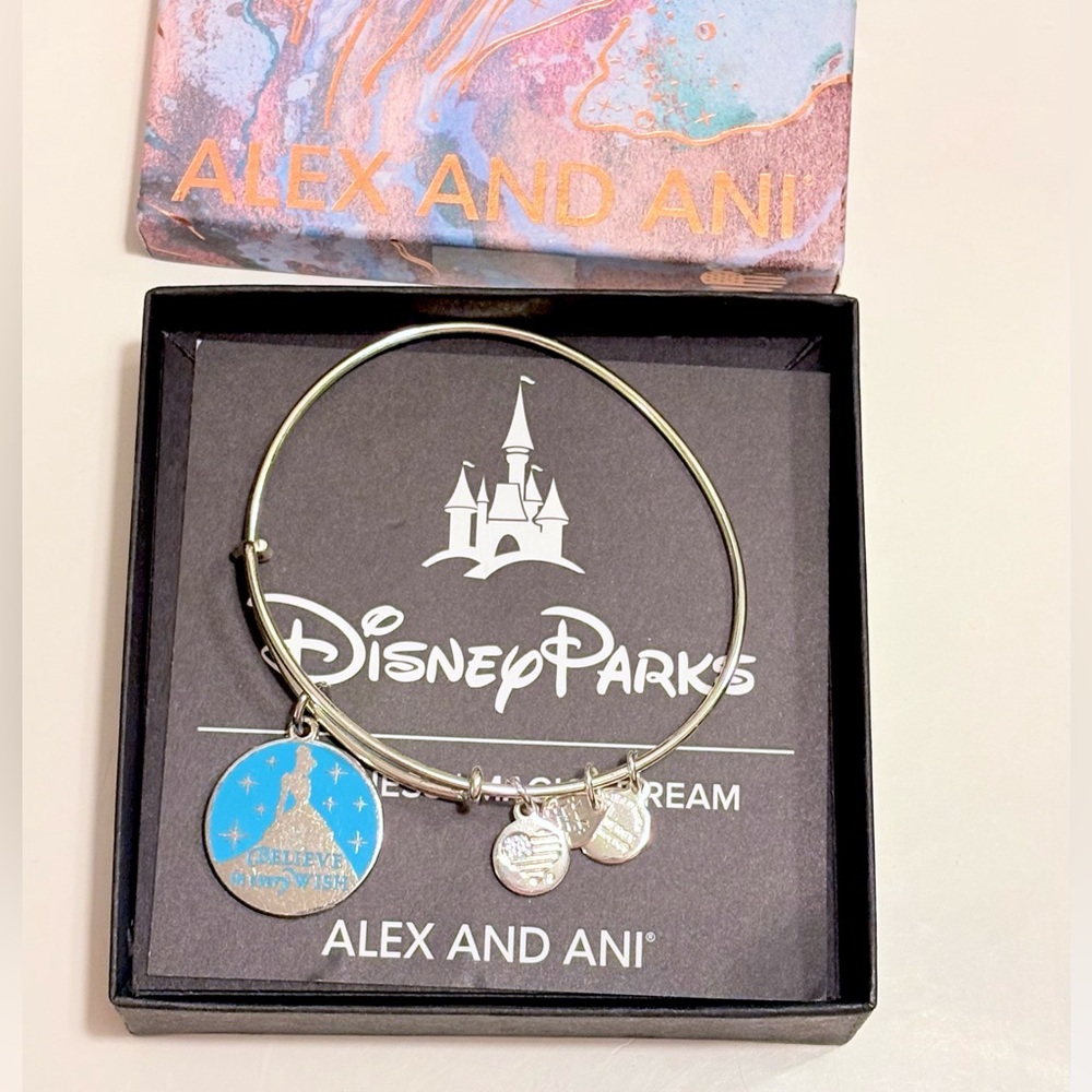 Disney Alex and Ani
Frozen Elsa BELIEVE in every WISH
Silver Bangle Bracelet